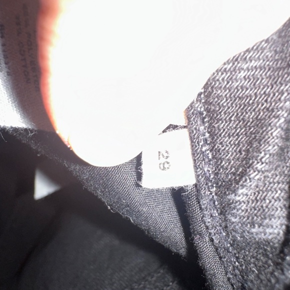 Helmut Lang High Rise Crop Slim Vintage Black Patchwork Jeans - Picture 6 of 11